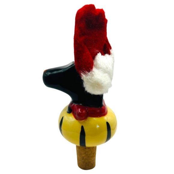 Black Labrador Dog in Santa Hat Bottle Stopper-Christmas - Kappers Inc - Picture 2 of 9